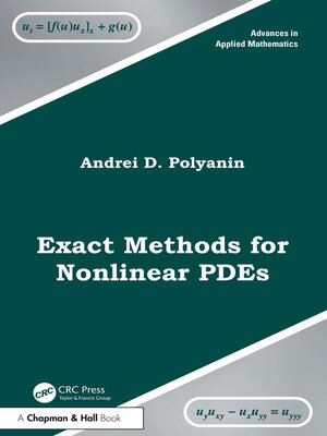 cover image of Exact Methods for Nonlinear PDEs